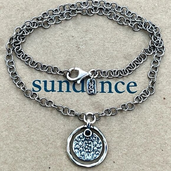 Sundance NEW $188 Sterling Silver Israel Pendant 16-1/2" Chain Pendant Necklace - Picture 5 of 12